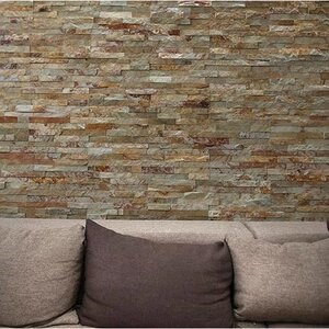 Sparta Limestone Wall Cladding Panel, 15 x 60 cm